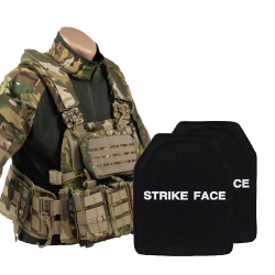 Комплект плитоноска Asdag Multicam + плити керамічні NIJ 0101.06 IV