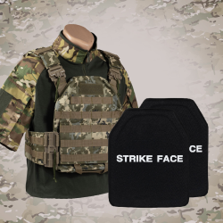 Комплект плитоноска Дніпро ММ14 + плити керамічні NIJ 0101.06 IV