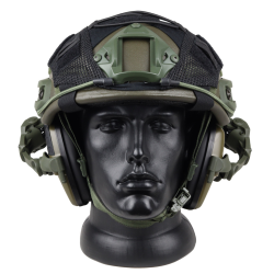 Комплект шолом балістичний FAST NIJ 0106.01 IIIA. 44 навушники Impact Sport